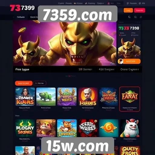 Desempenho do site 7359.com no mercado de jogos